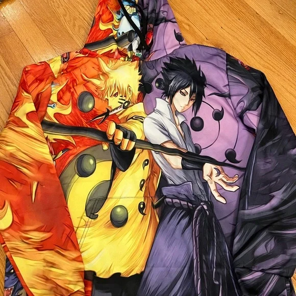 - Anime double sided sweatshirt hoodie - Picture 1 of 3